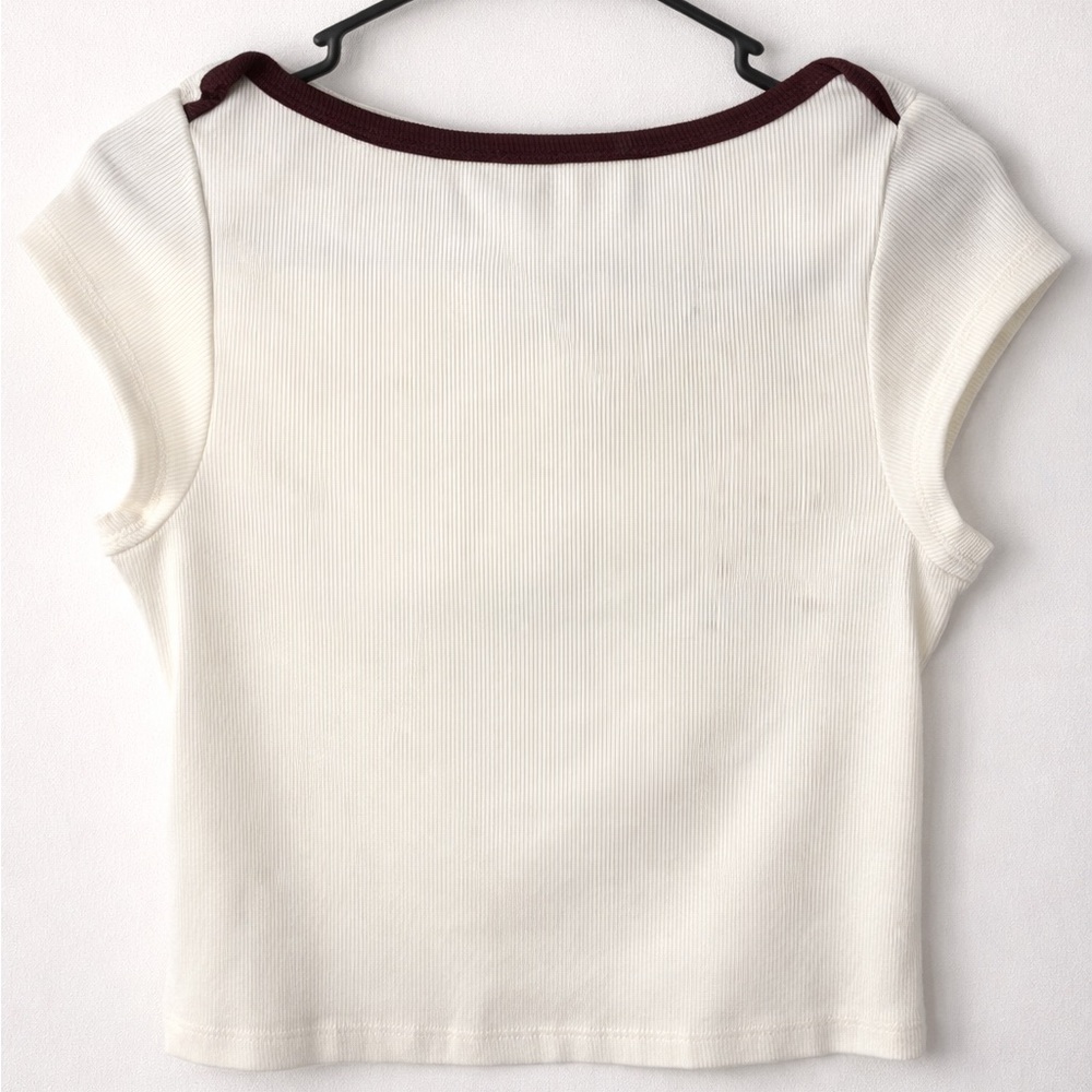 Grayson Threads “I ♥ Cowboys” Ribbed Baby Tee Top Small - Picture 2 of 3
